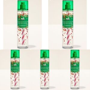 Bath Body Works Milk Bar Cinnamon Sugar Pretzel Cookie Body Mist Set of 5 NEW